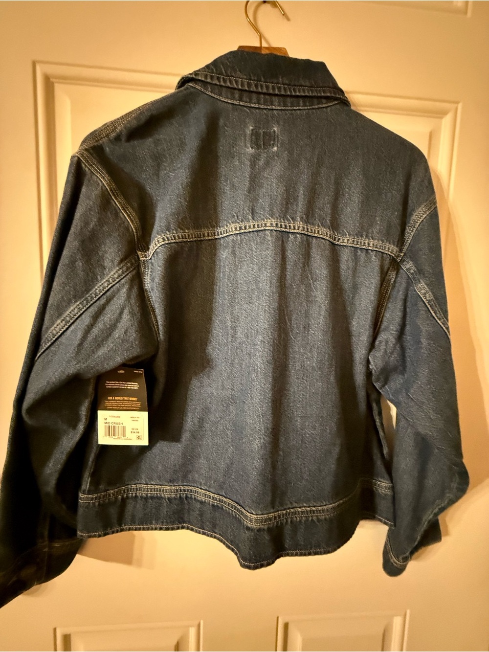 Lee Blue Women's Denim Workwear Jacket - Picture 2 of 4